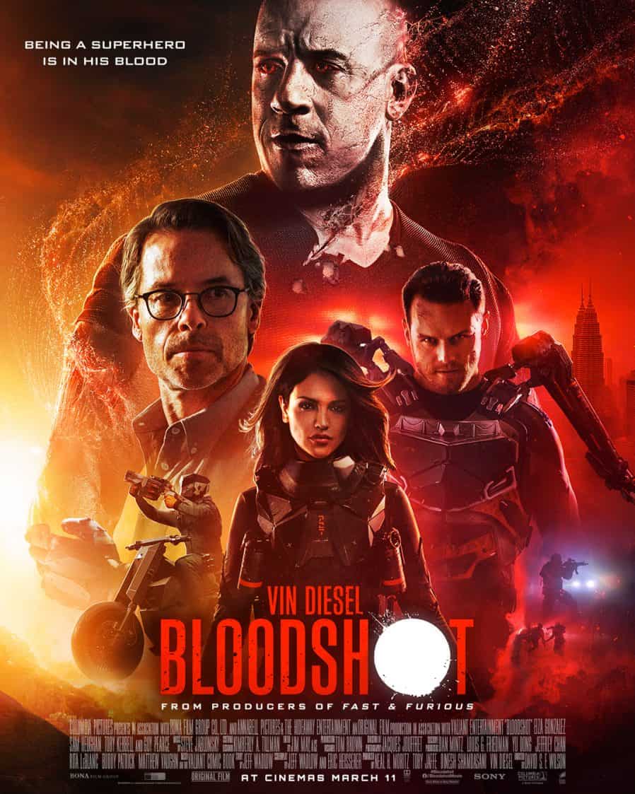 BLOODSHOT, starring Vin Diesel, releases tomorrow BLOODSHOT, starring Vin Diesel, releases tomorrow