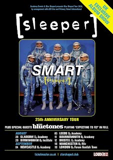 Sleeper 25th Anniversary Tour (with the Bluetones) Sleeper 25th Anniversary Tour (with the Bluetones)