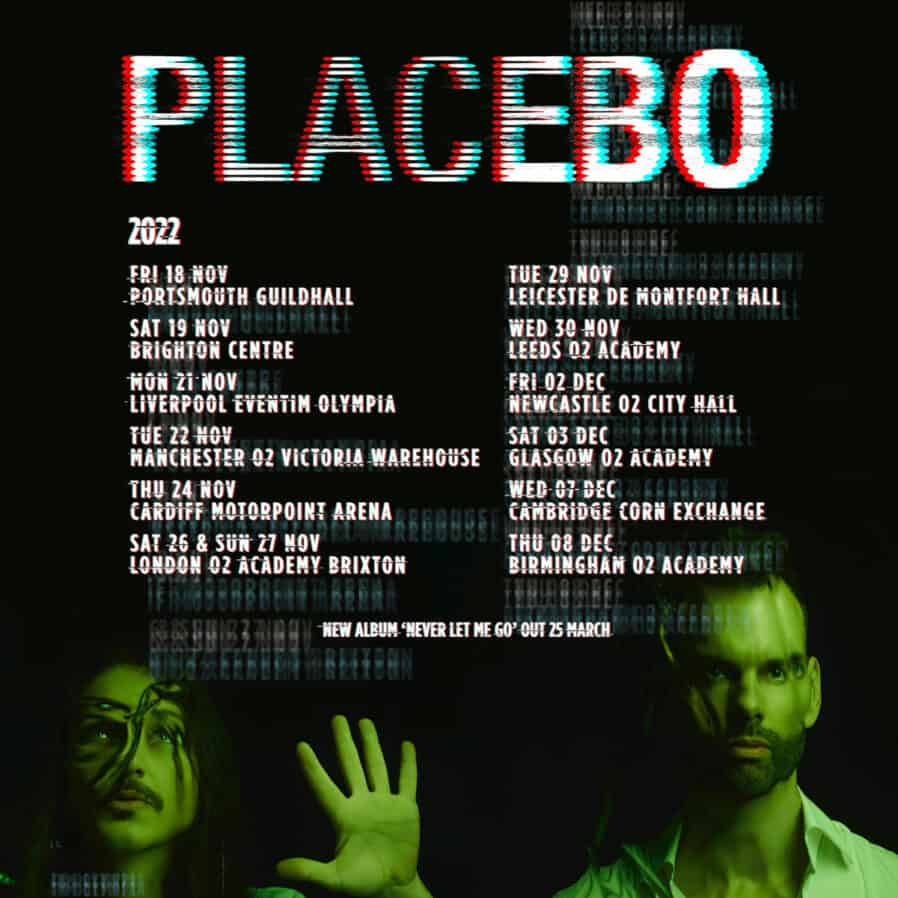 Placebo Announce 2022 Headline Tour
