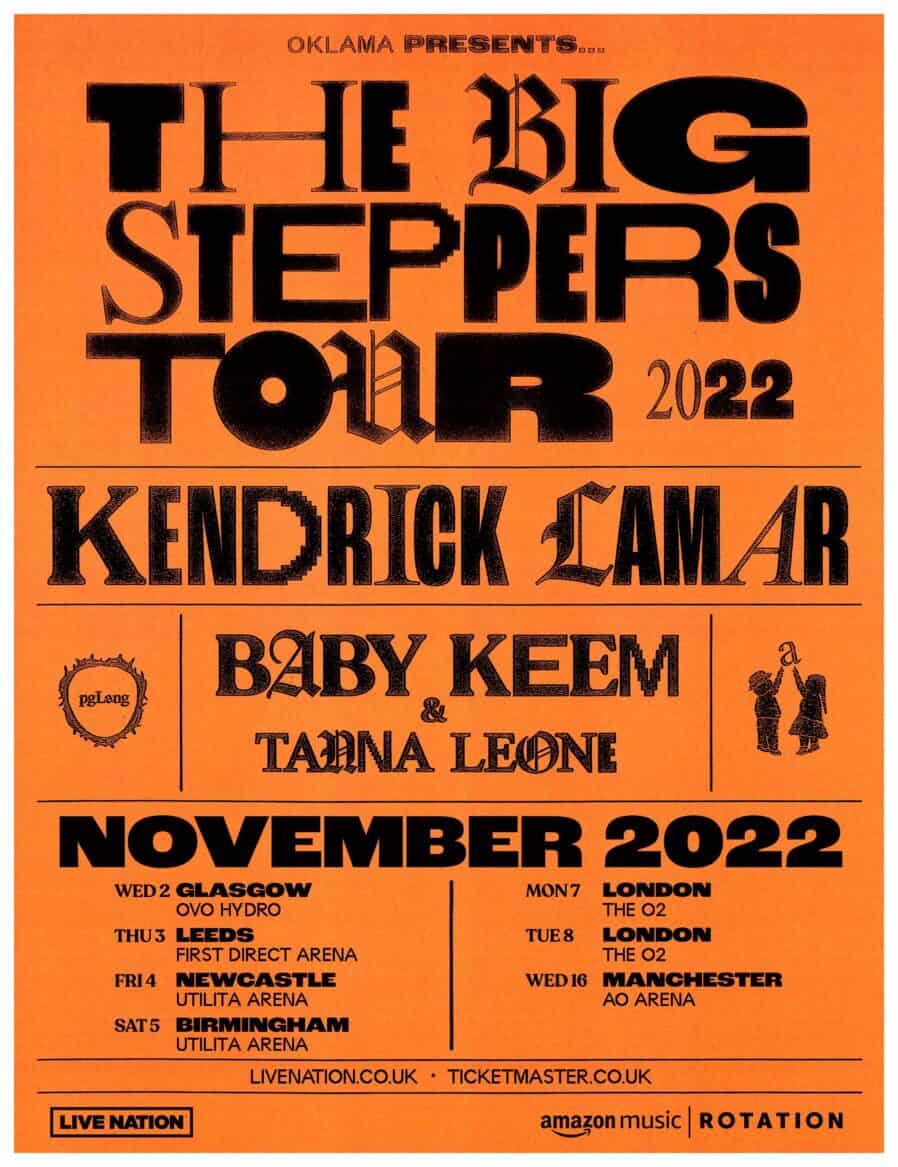 Kendrick Lamar Takes The Global Stage Once Again For The Big Steppers Tour