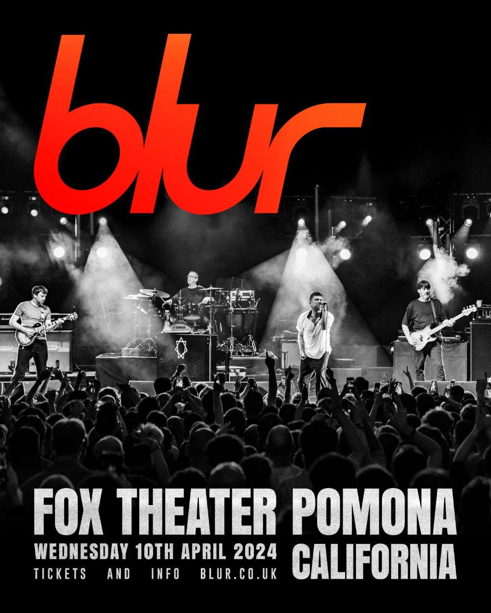 Blur's added an intimate theater show to kick off their U.S.