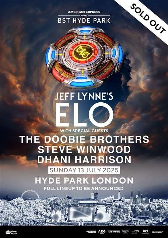 BST Hyde Park - Doobie Brothers, Steve Winwood and Dhani Harrison to support Jeff Lynne’s ELO