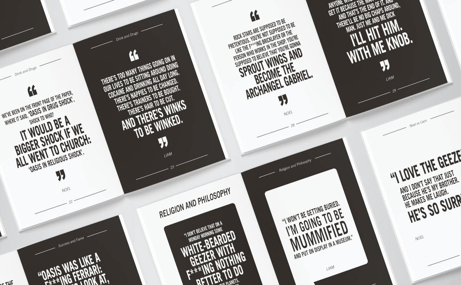 Wise Words Oasis - one-liners from the biggest mouths in Britpop Wise Words Oasis - one-liners from the biggest mouths in Britpop