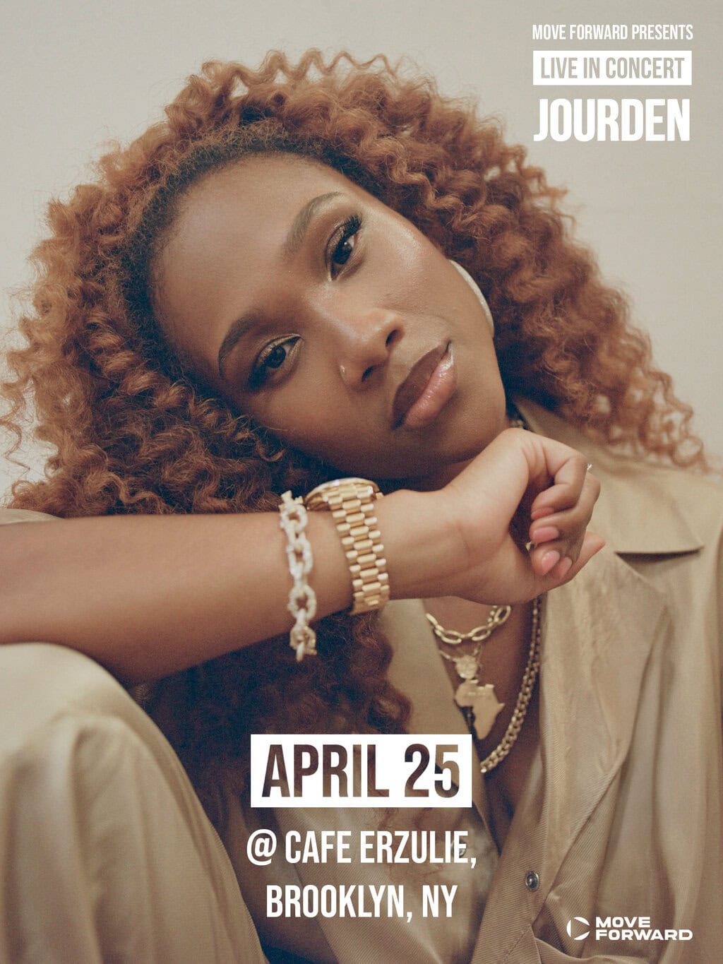  Jourden announces performance dates in Brooklyn, NY at Café Erzulie
