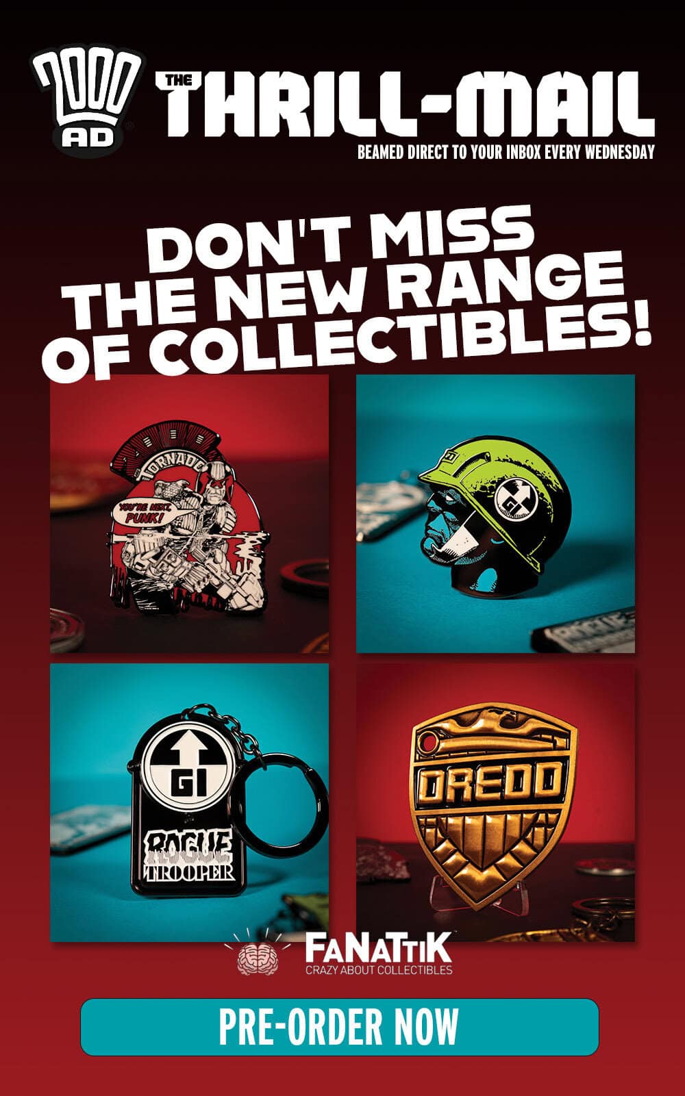 2000 AD Launches New Collectible Range With Fanattik • WithGuitars