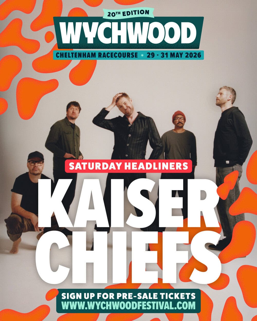 Kaiser Chiefs headline Wychwood's 20th edition next summe Kaiser Chiefs headline Wychwood's 20th edition next summe