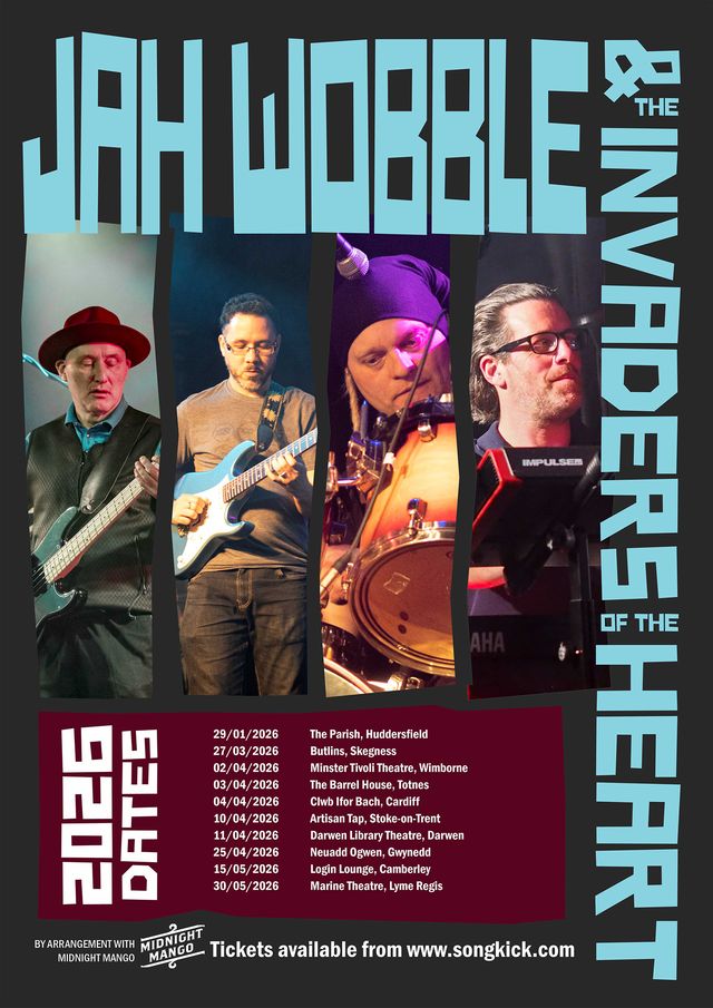Jah Wobble // Spring 2026 UK Tour // The Usual Suspects LP Re-release