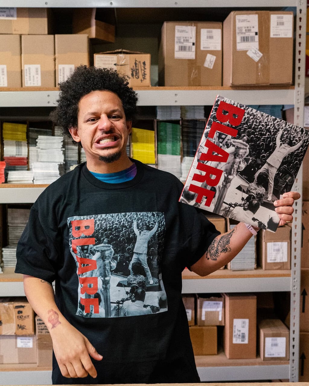 Eric André wants you to listen to his BLARF album... or else Eric André wants you to listen to his BLARF album... or else